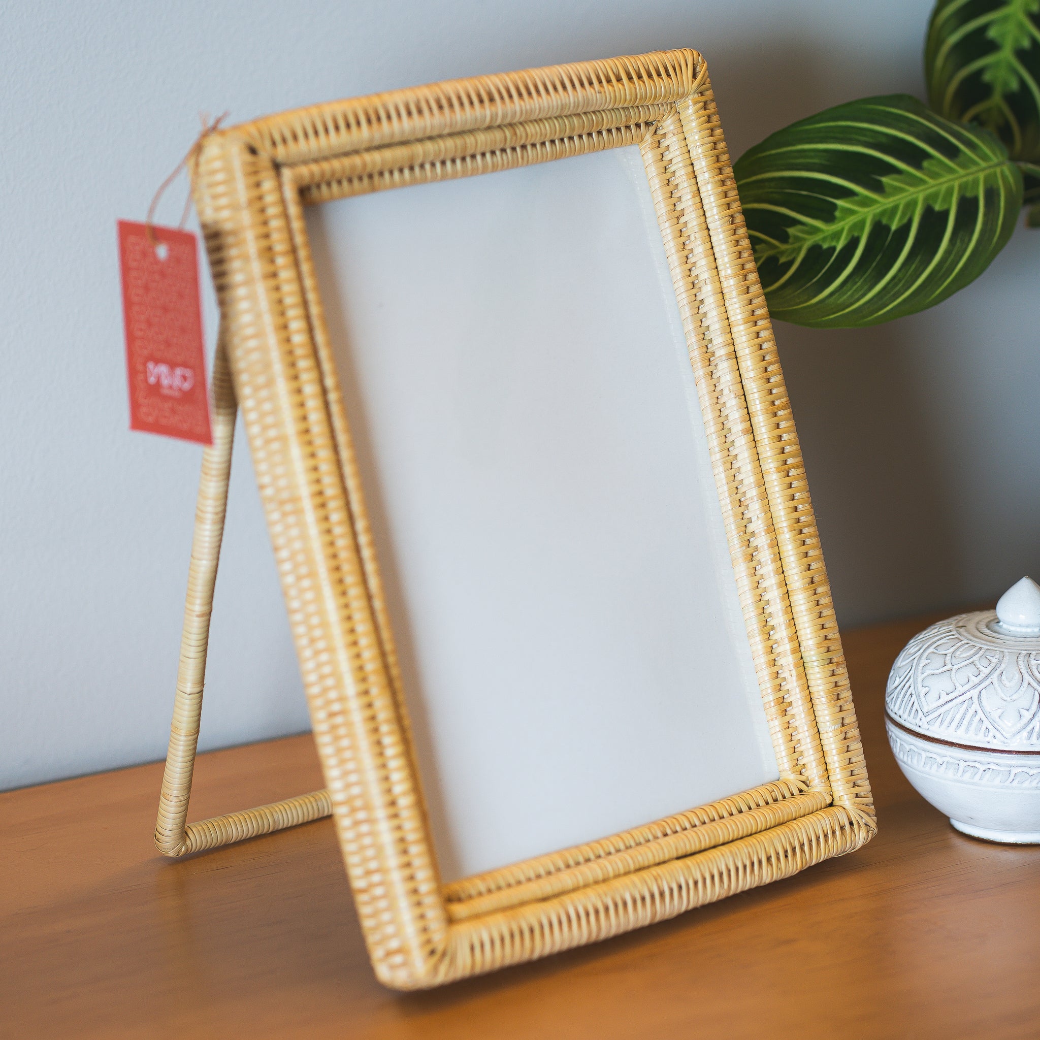 Rattan Photo Frame - Handwoven