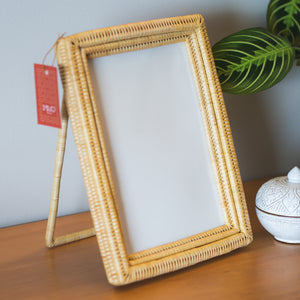 Rattan Photo Frame - Handwoven