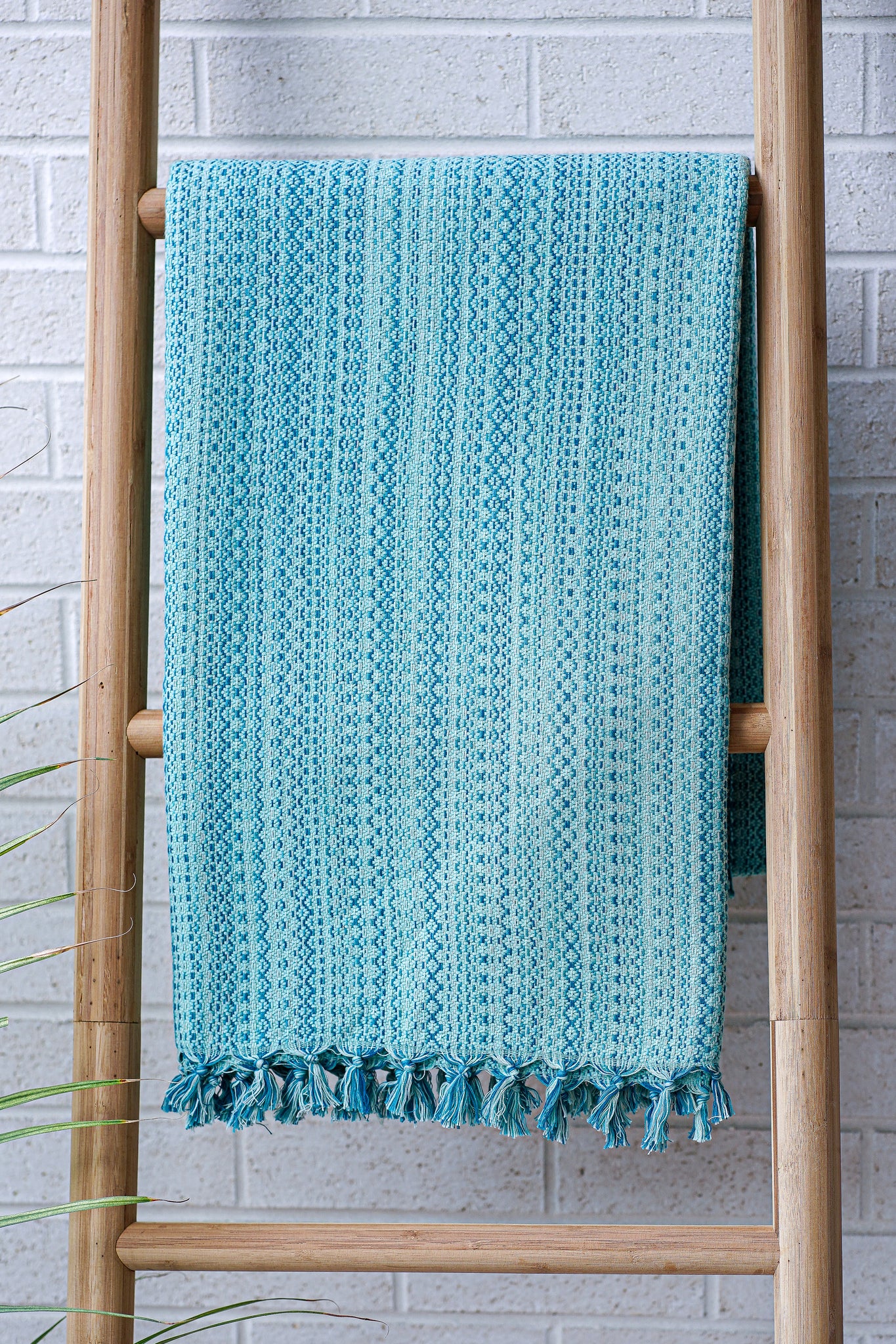 Handwoven throw blanket, 100% cotton and all natural dyes that brings comfort and style to your home.
