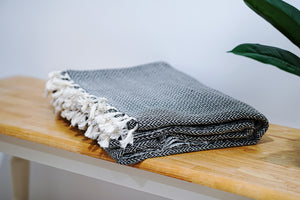 Handwoven throws with 100% cotton and all natural dyes that brings comfort and style to your home.