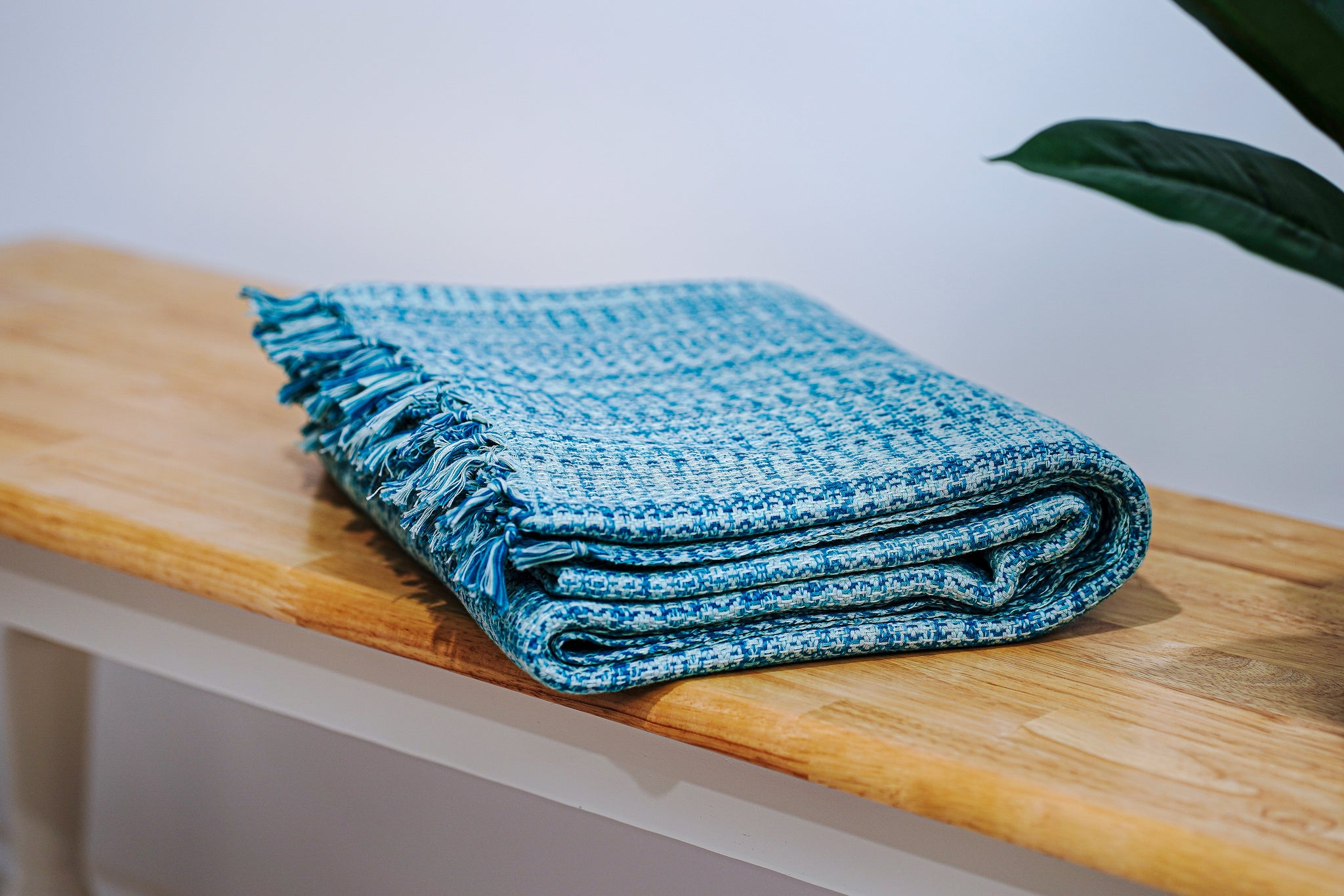 Handwoven throw blanket, 100% cotton with all natural dyes that brings comfort and style to your home.