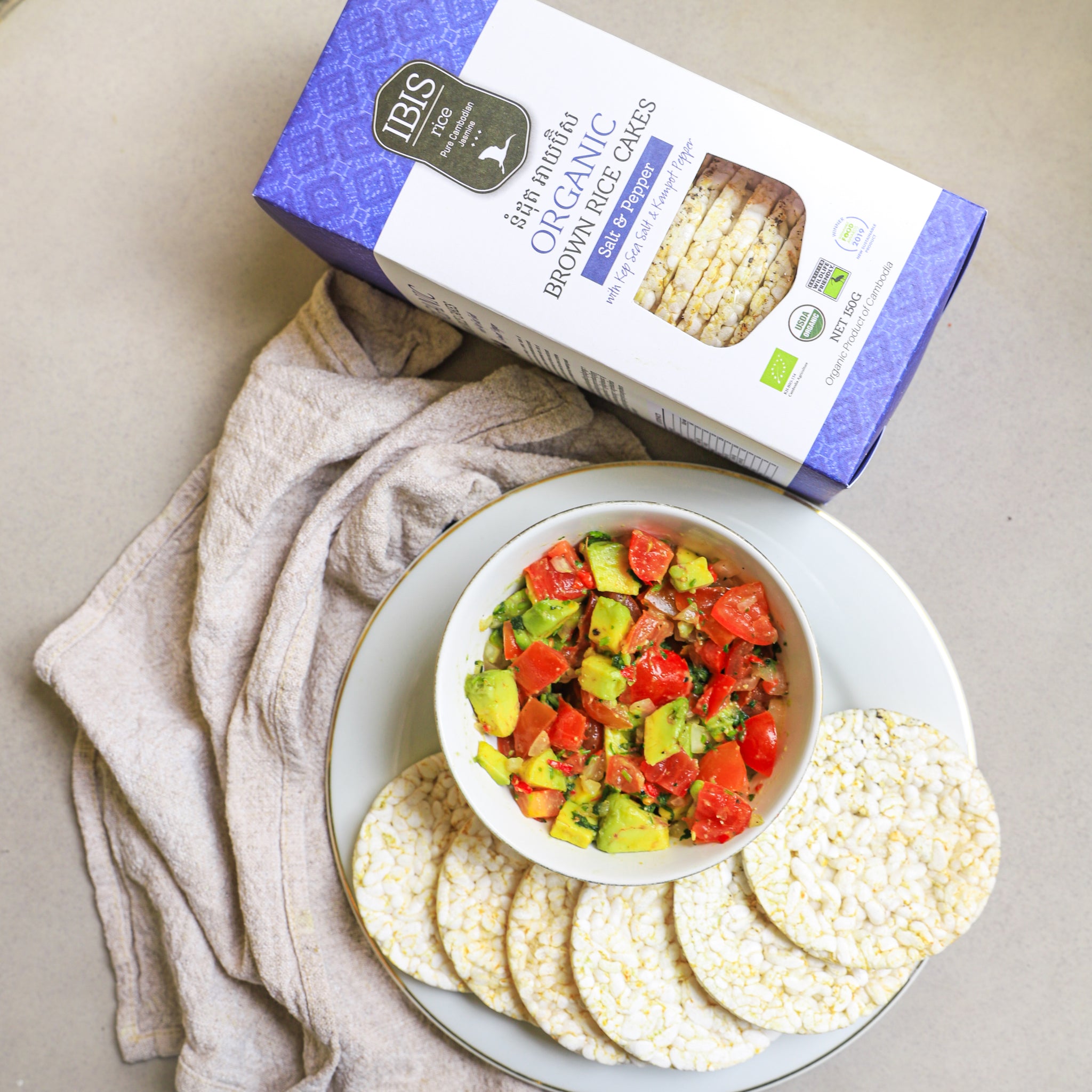 Rice Cakes, Brown Unsalted 15g - Lifestyle Foods